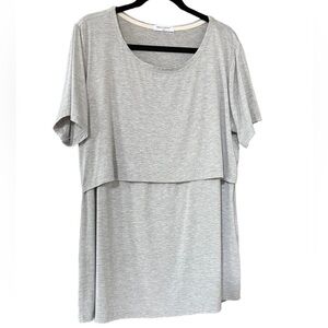 SMALLSHOW Gray T Shirt Size XXL